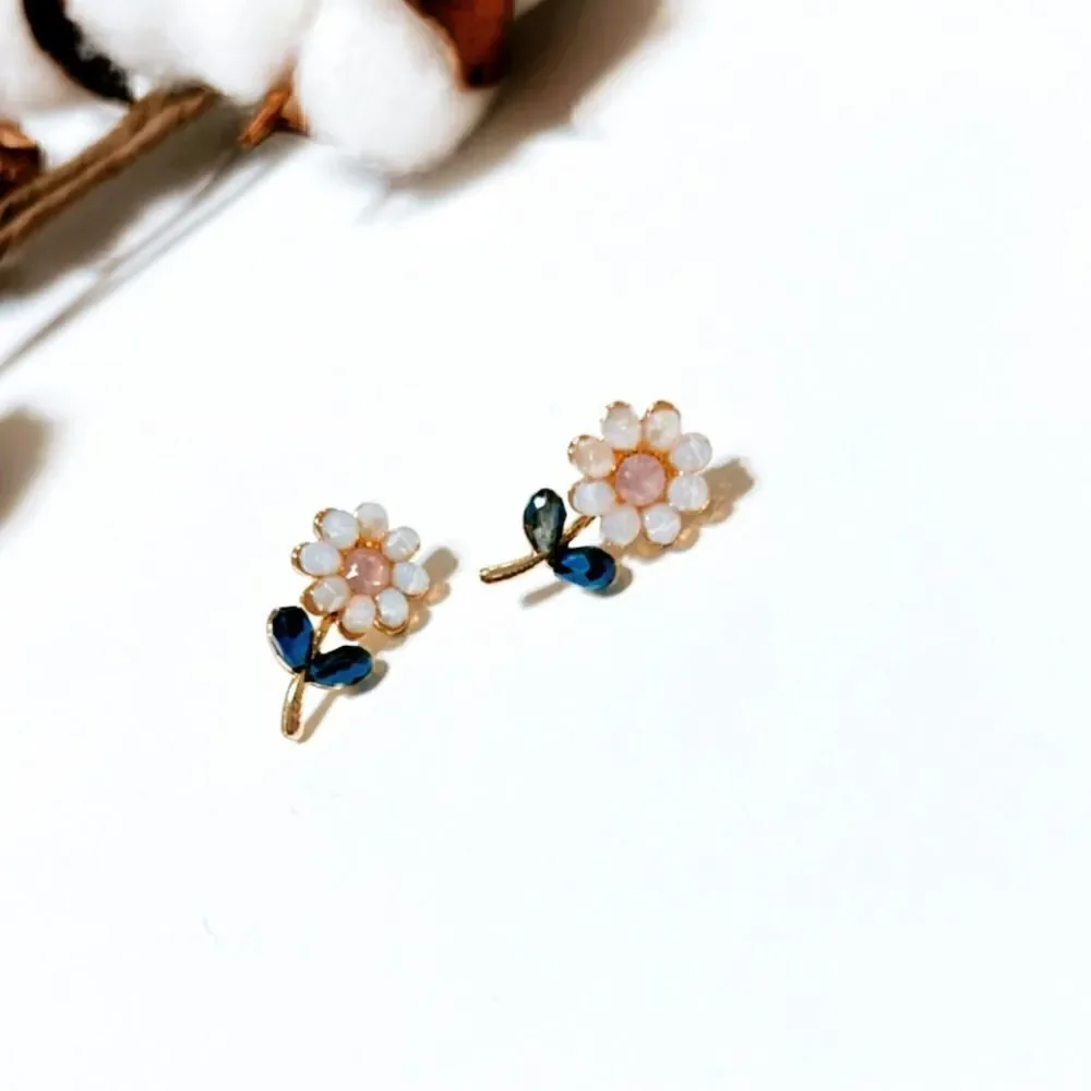 Flower  stud  earrings N33